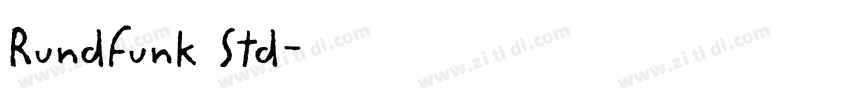 Rundfunk Std字体转换
